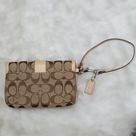 Coach Signature Wristlet - Picture 2 of 5
